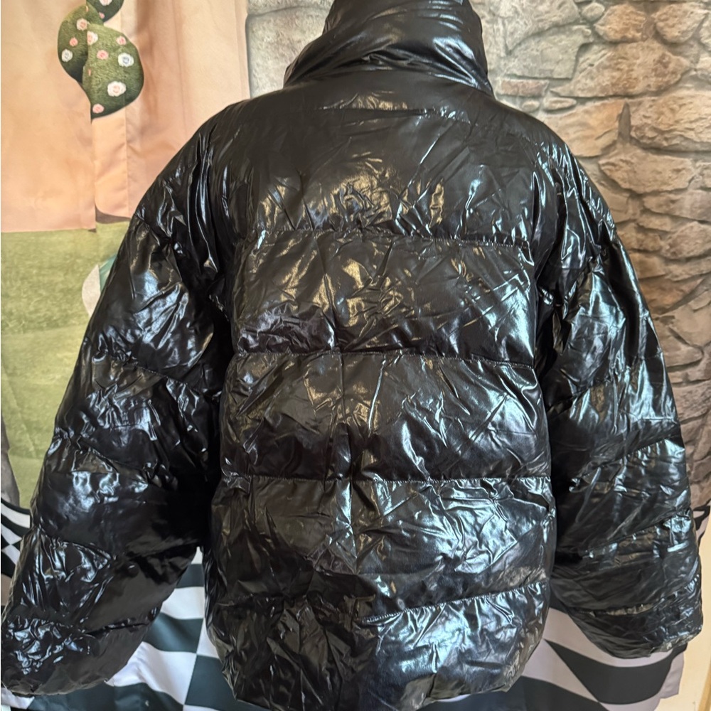 Fabletics Black Puffer Jacket - image 3